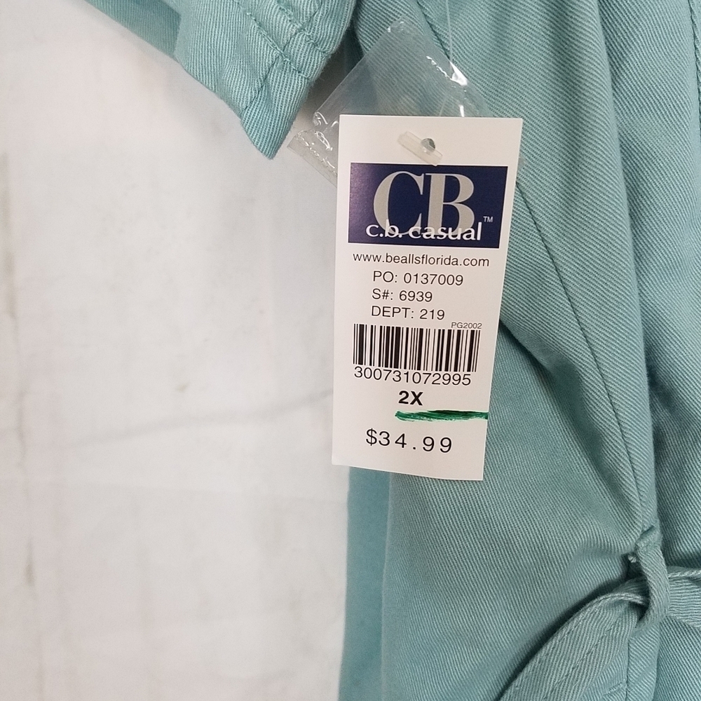 Cb casual button front belted dress - Picture 7 of 7